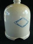 Stoneware chicken waterer top, Pittsburg Pottery Co. Diamond Brand